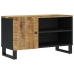 Mueble de TV madera mango y madera contrachapada 80x33x46 cm