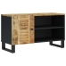 Mueble de TV madera mango y madera contrachapada 80x33x46 cm