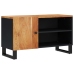 Mueble de TV madera acacia y madera contrachapada 80x33x46 cm