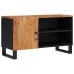 Mueble de TV madera acacia y madera contrachapada 80x33x46 cm