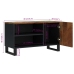 Mueble de TV madera reciclada y madera contrachapada 80x33x46cm