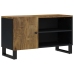 Mueble de TV madera mango y madera contrachapada 80x33x46 cm