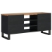 Mueble de TV madera acacia y madera contrachapada 100x33x46 cm