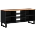 Mueble de TV madera acacia y madera contrachapada 100x33x46 cm