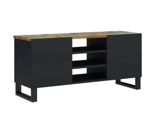 vidaXL Mueble de TV madera reciclada madera contrachapada 100x33x46cm