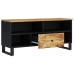 Mueble de TV madera mango y madera contrachapada 100x33x46 cm