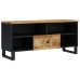 Mueble de TV madera mango y madera contrachapada 100x33x46 cm