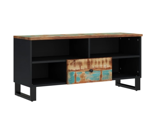 Mueble de TV madera reciclada madera contrachapada 100x33x46cm