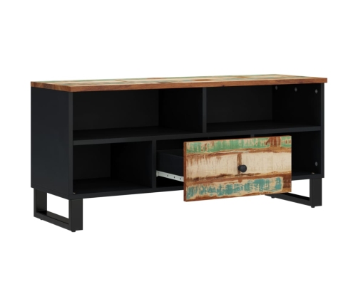 Mueble de TV madera reciclada madera contrachapada 100x33x46cm