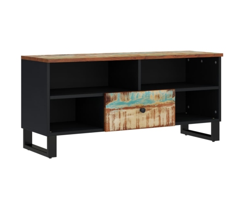 Mueble de TV madera reciclada madera contrachapada 100x33x46cm