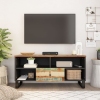 Mueble de TV madera reciclada madera contrachapada 100x33x46cm