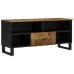 Mueble de TV madera mango y madera contrachapada 100x33x46 cm