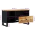 Mueble de TV madera mango y madera contrachapada 80x33x46 cm