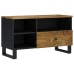 Mueble de TV madera mango y madera contrachapada 80x33x46 cm