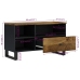 Mueble de TV madera mango y madera contrachapada 80x33x46 cm