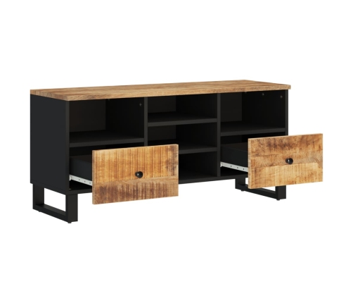 Mueble de TV madera mango y madera de ingeniería 100x33x46 cm