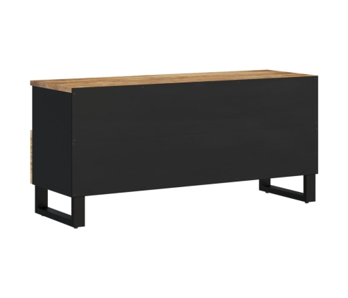 Mueble de TV madera mango y madera de ingeniería 100x33x46 cm