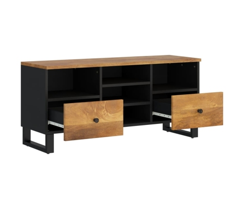 vidaXL Mueble de TV madera mango y madera de ingeniería 100x33x46 cm