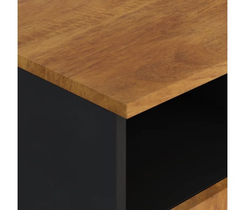 Mueble de TV madera mango y madera de ingeniería 100x33x46 cm