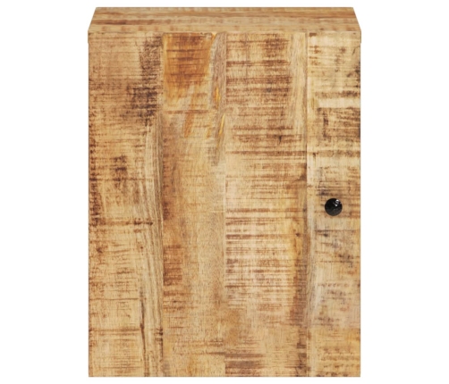 Armario de baño de pared madera maciza de mango 38x33x48 cm