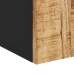 Armario de baño de pared madera maciza de mango 38x33x48 cm