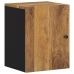 Armario de baño de pared madera maciza de mango 38x33x48 cm