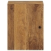 Armario de baño de pared madera maciza de mango 38x33x48 cm