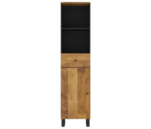 Mueble de baño madera maciza de mango 38x33x160 cm