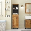 Mueble de baño madera maciza de mango 38x33x160 cm