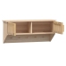 Armario pared ganchos madera contrachapada 80x24x35,5 cm