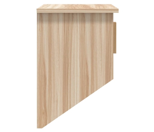 Armario pared ganchos madera contrachapada 80x24x35,5 cm