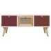 vidaXL Mesa de centro con cajones madera contrachapada 80x40x35,5 cm