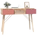 vidaXL Mesa consola con cajones madera contrachapada 105x30x75 cm