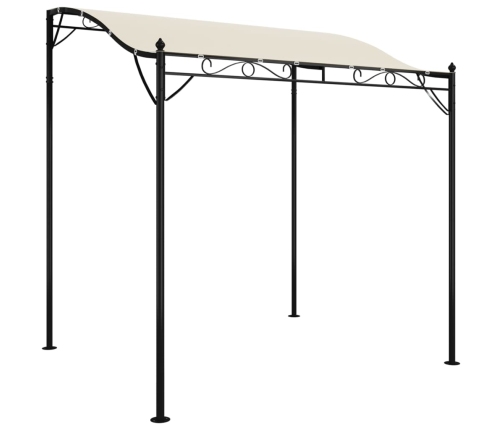Toldo acero y tela color crema 2x2,3 m 180 g/m²