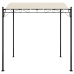 Toldo acero y tela color crema 2x2,3 m 180 g/m²