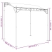 Toldo acero y tela color crema 2x2,3 m 180 g/m²