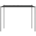 Cenador acero y tela gris antracita 3x3 m 180 g/m²