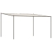 Cenador de acero y tela blanco 4x4 180 g/m²