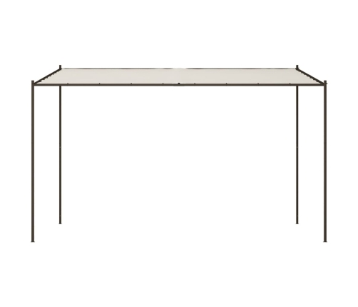 Cenador de acero y tela blanco 4x4 180 g/m²