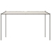 Cenador de acero y tela blanco 4x4 180 g/m²