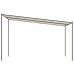 Cenador de acero y tela blanco 4x4 180 g/m²