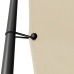 Cenador acero y tela beige 4x4 m 180 g/m²
