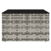 Set de muebles de jardín 2 pzas cojines ratán sintético gris