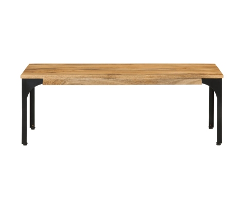 Mesa de centro de madera maciza mango 100x55x35 cm