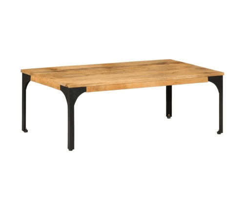 Mesa de centro de madera maciza mango 100x55x35 cm