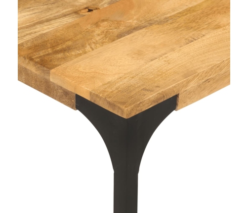 Mesa de centro de madera maciza mango 100x55x35 cm