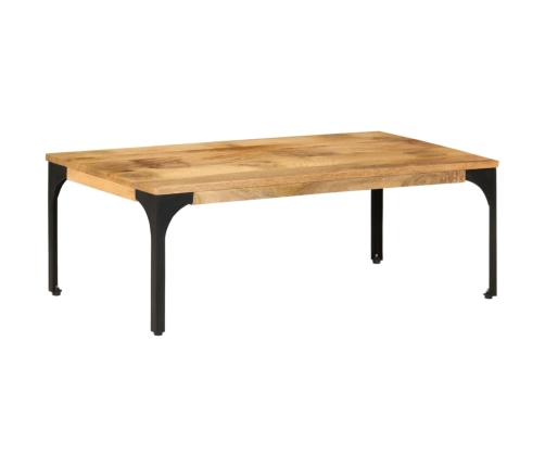 Mesa de centro de madera maciza mango 100x55x35 cm