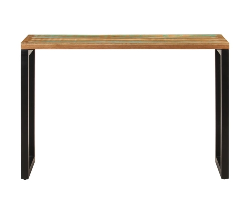 Mesa consola madera maciza reciclada 110x35x75 cm