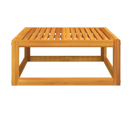 Mesa de centro madera maciza de acacia 68x68x29 cm