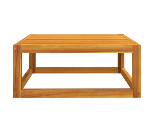 Mesa de centro madera maciza de acacia 68x68x29 cm